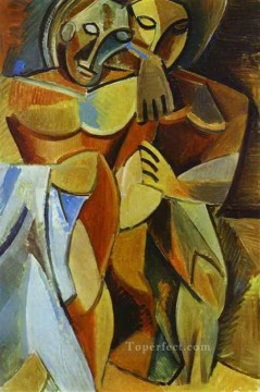 Amistad 1908 Pablo Picasso Pinturas al óleo